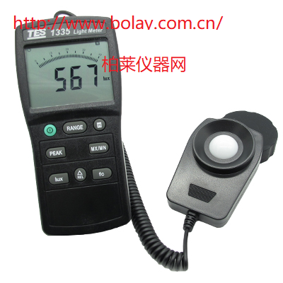 泰仕TES-1335數(shù)位式照度計|TES1335