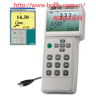 泰仕TES-1381K電導(dǎo)度、酸堿度、氧化