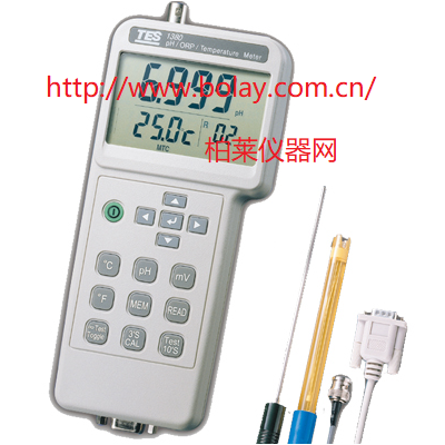 泰仕TES-1380K酸堿度、氧化還原、溫